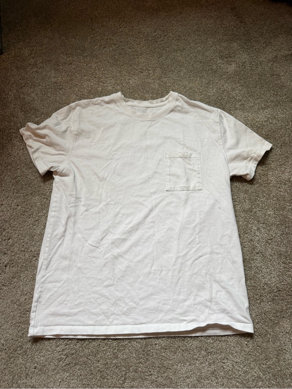 Goodfellow & Co White Short Sleeve Pocket Tee